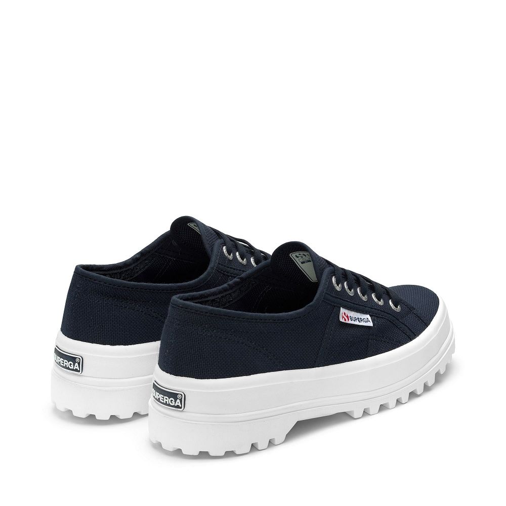 Superga 2555 Alpina Blue Low Top Sneakers - Women's Sneakers USA | US2350566